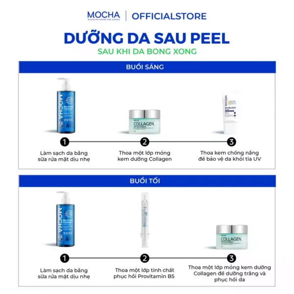 Combo Peel Nám Đa Tầng & Kem Chống Nắng Phục Hồi Mocha Smart, An Toàn Cho Mọi Loại Da