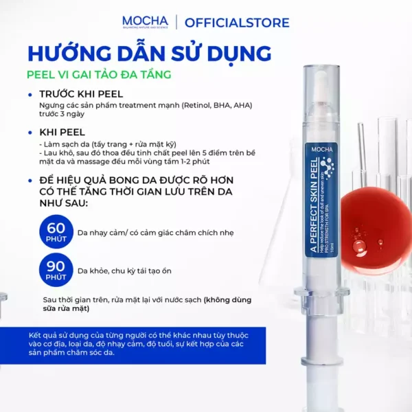 Combo Peel Nám Đa Tầng & Kem Chống Nắng Phục Hồi Mocha Smart, An Toàn Cho Mọi Loại Da