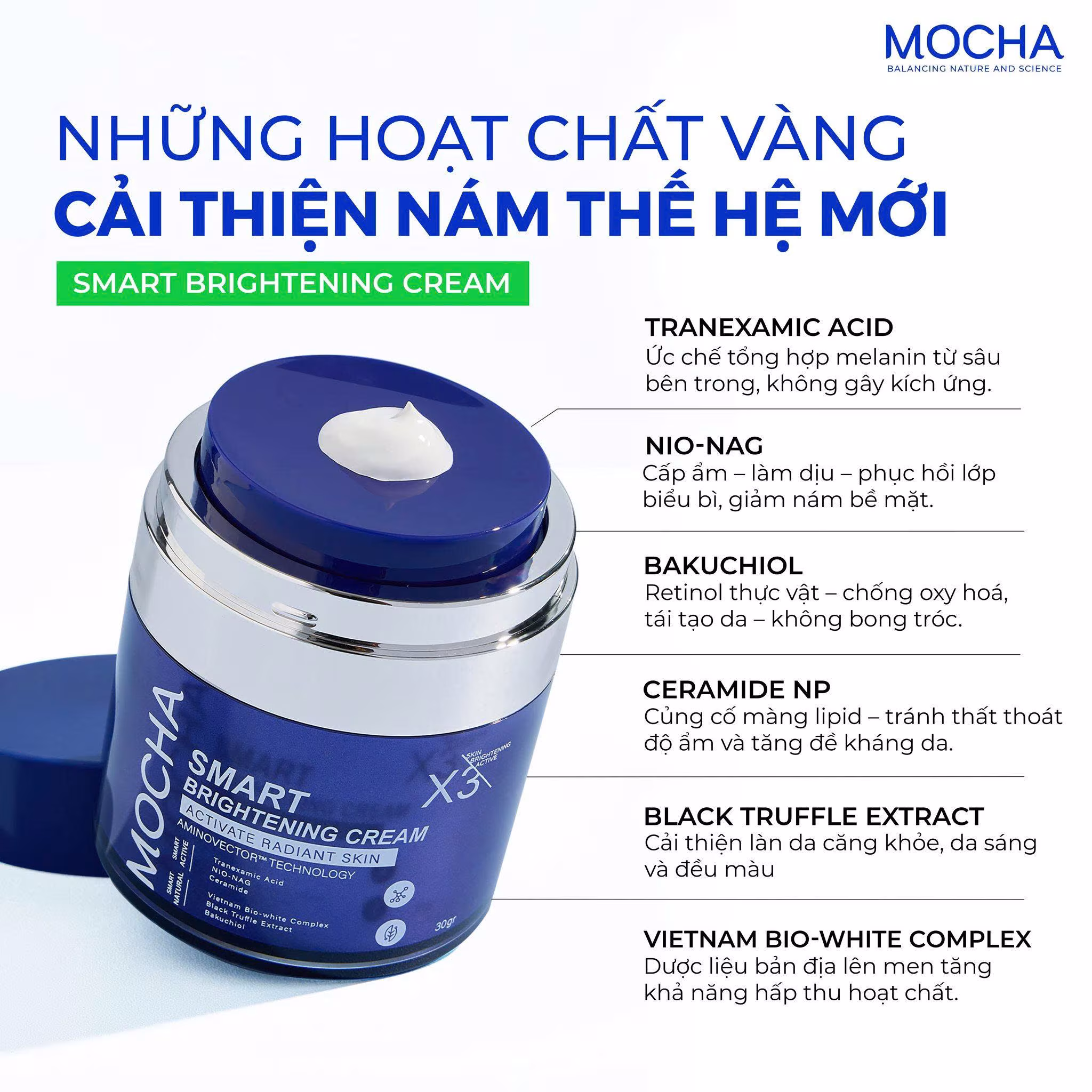 Kem nám Mocha có tốt không? Sự thật về thành phần, công dụng và hiệu quả trên da 