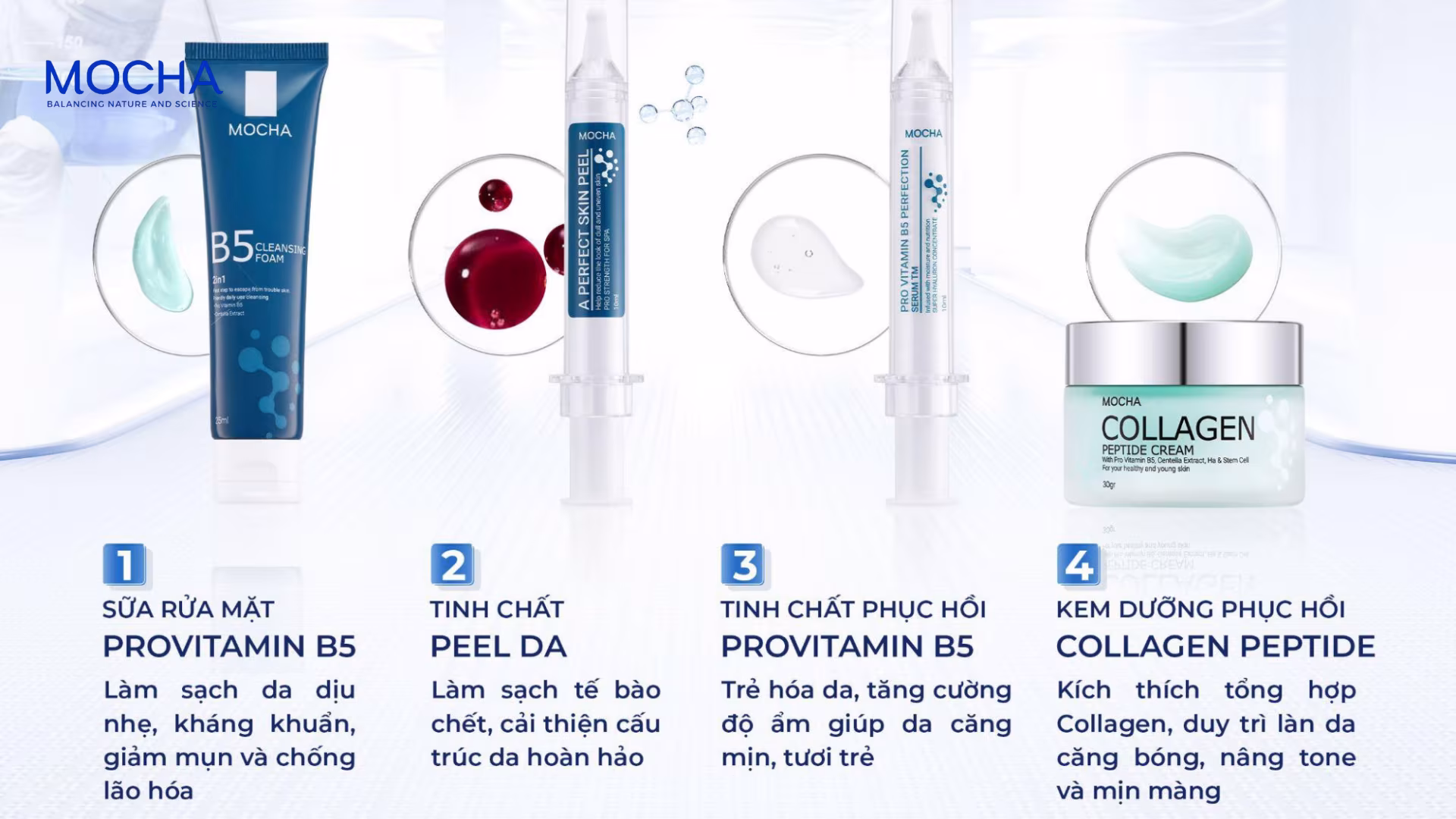 Combo peel da sáng khỏe: 3 lợi ích hoàn hảo giữa tái tạo và phục hồi từ Mocha