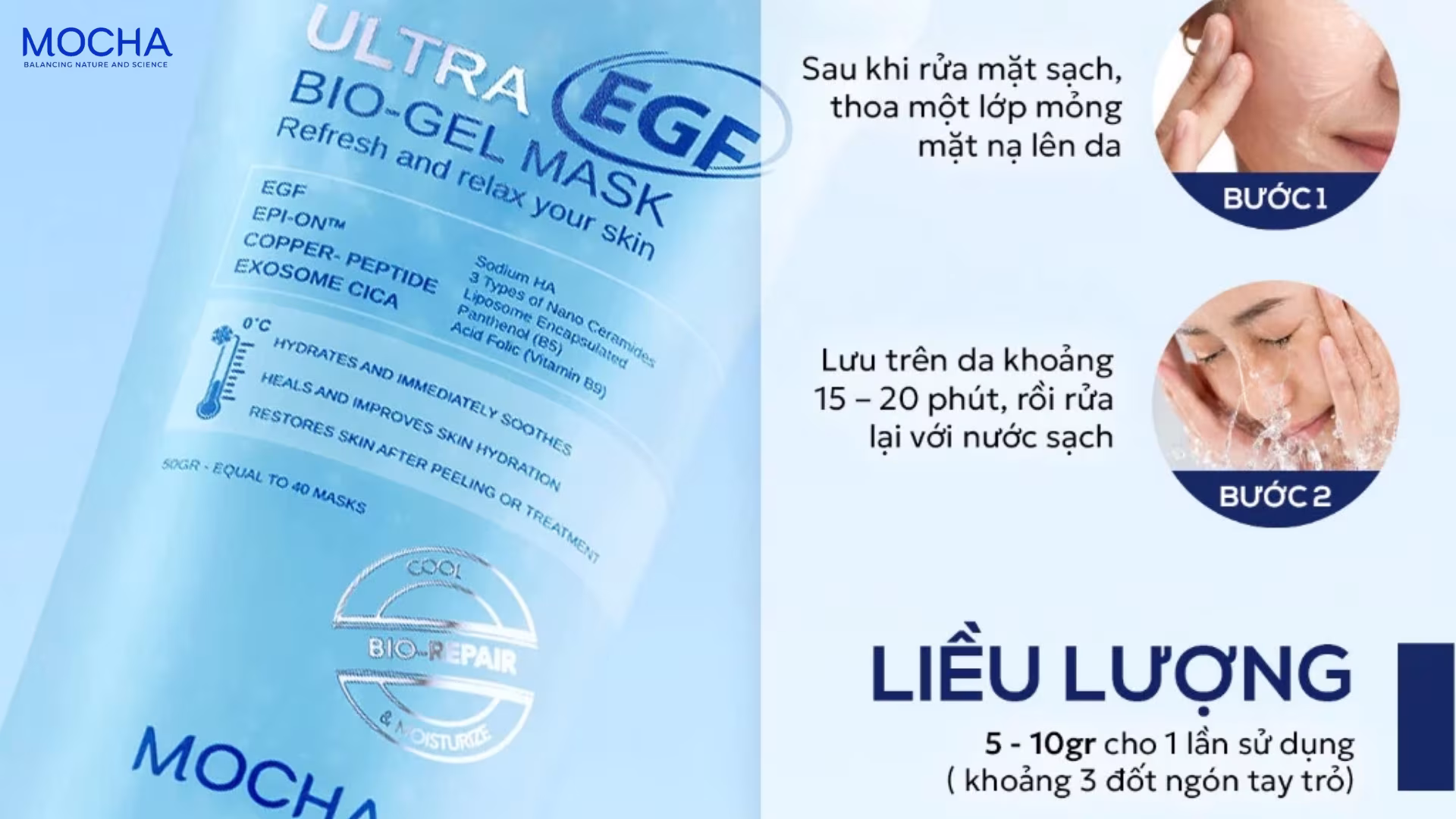 Review Gel Mask làm dịu da Mocha: 3 lý do được nhiều chị em săn đón