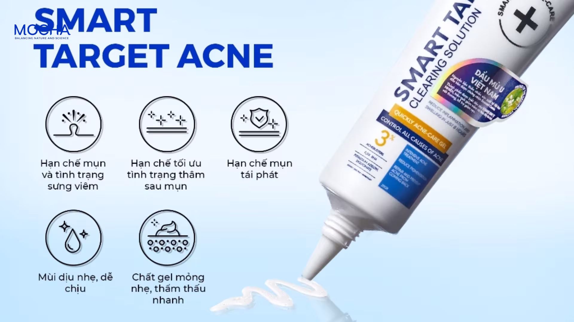 Review 3 đặc điểm kem trị mụn Mocha giúp giảm sưng viêm và gom cồi mụn nhanh chóng