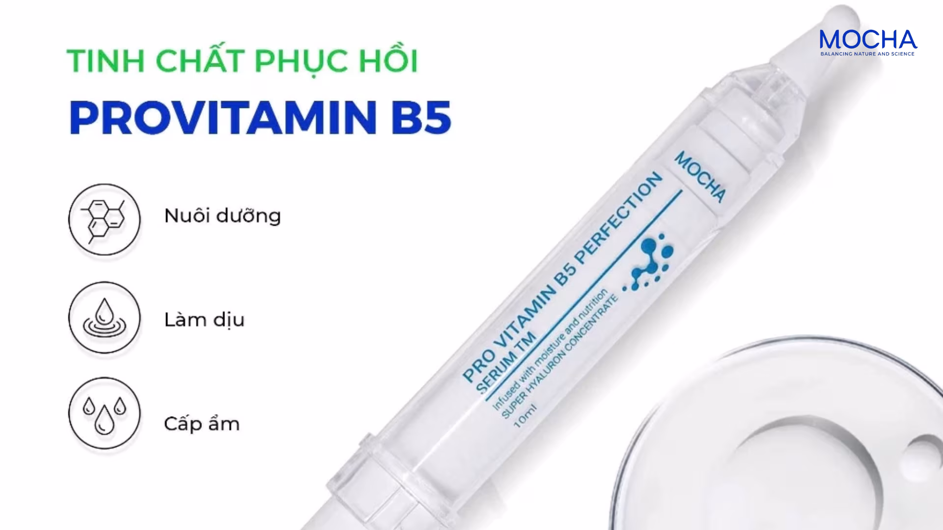 3 công dụng của Serum B5 Mocha: Tinh chất phục hồi cấp tốc cho da sau peel hoặc laser