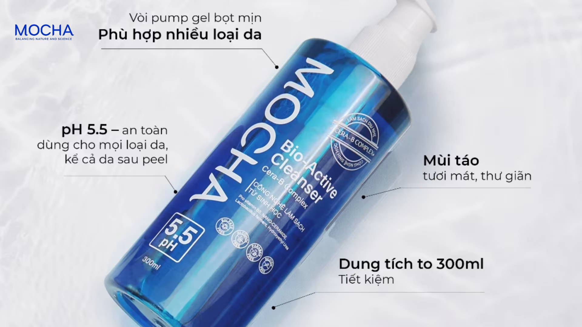4 lợi ích của sữa rửa mặt cân bằng pH 5.5 đối với hàng rào bảo vệ da