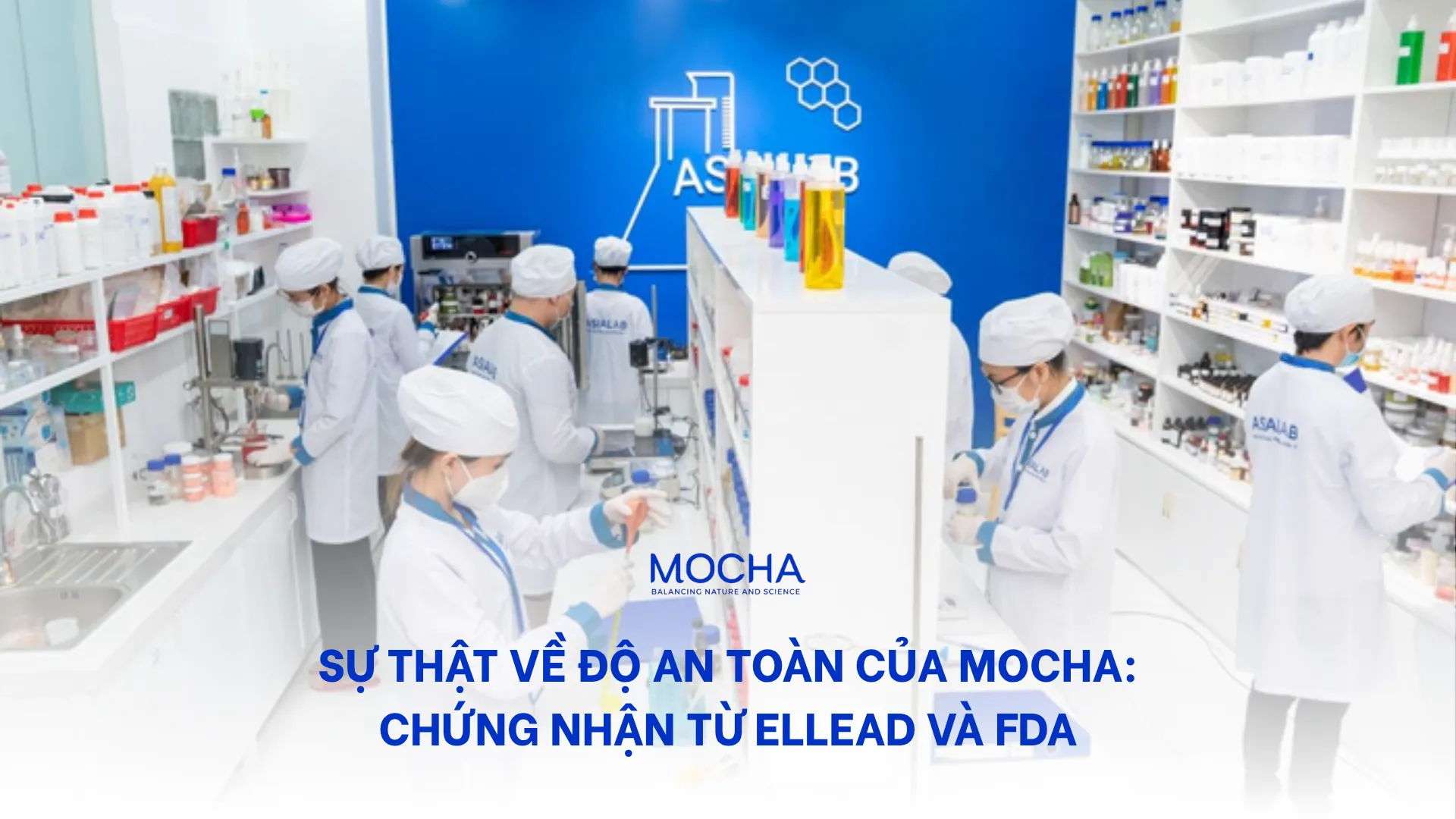 2 chứng nhận về độ an toàn của Mocha: Chứng nhận từ Ellead và FDA