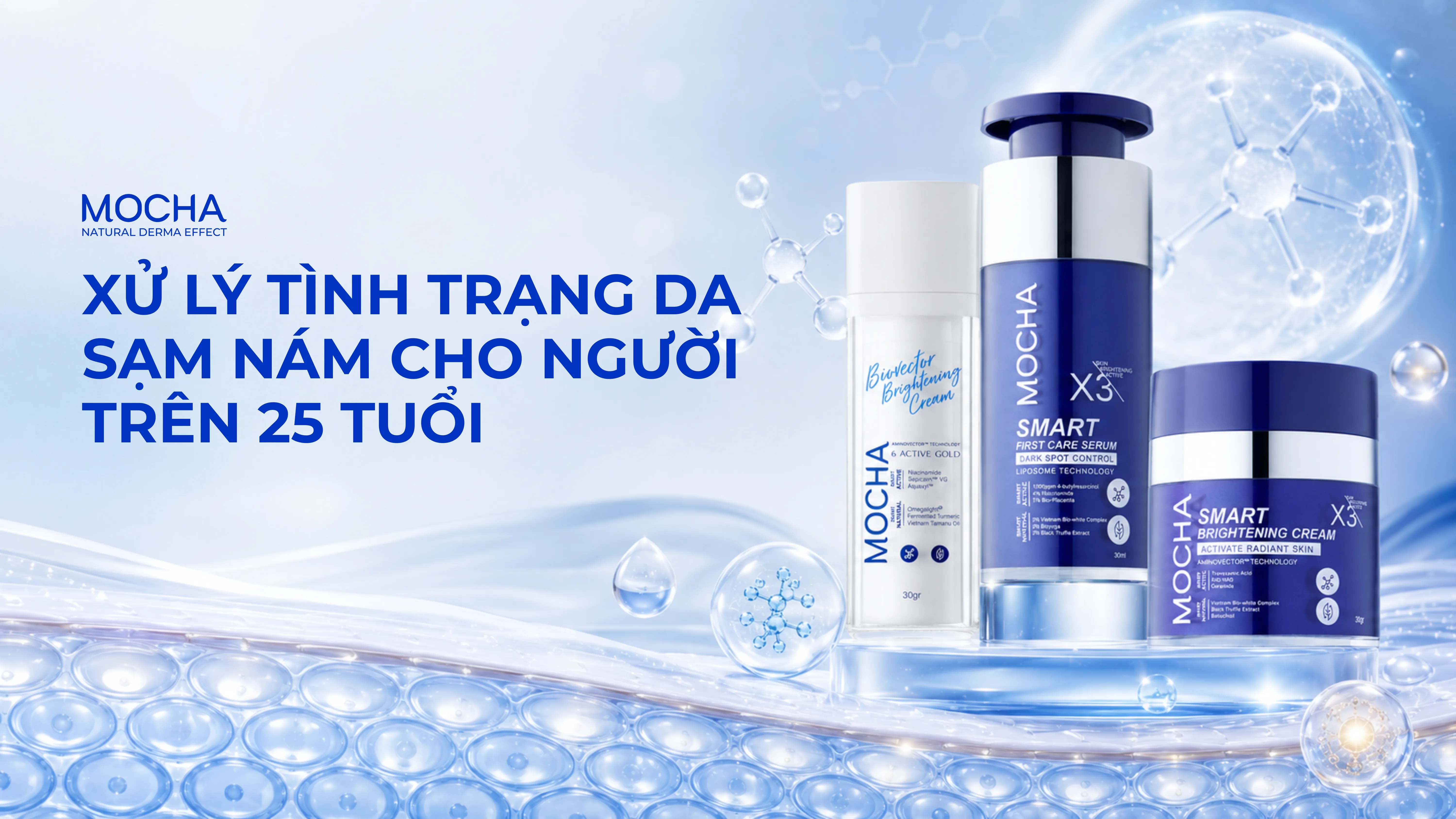 Xử lý tình trạng da sạm nám cho người trên 25 tuổi